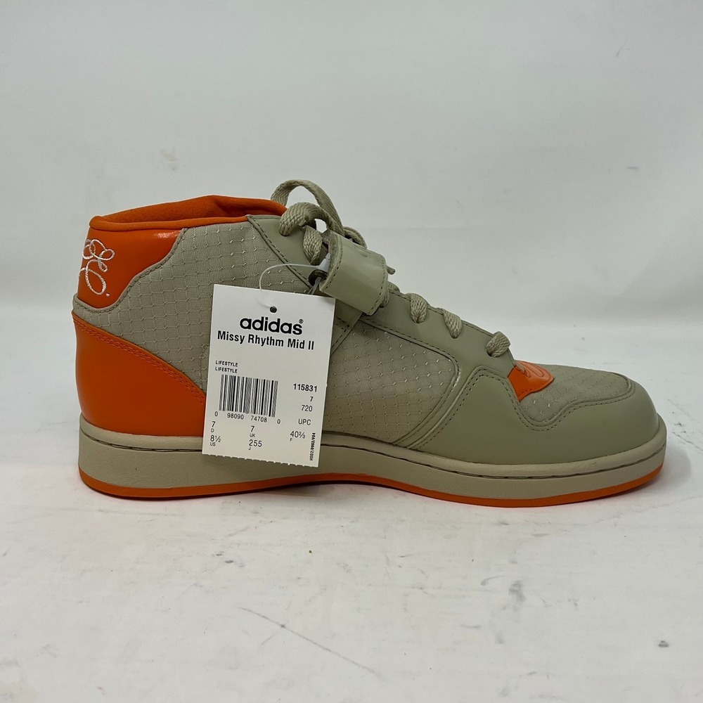 ADIDAS Missy Rhythm Mid II Sneaker Lifestyle Gravel Women's US Size 8.5‎ VTG NEW - Picture 5 of 16